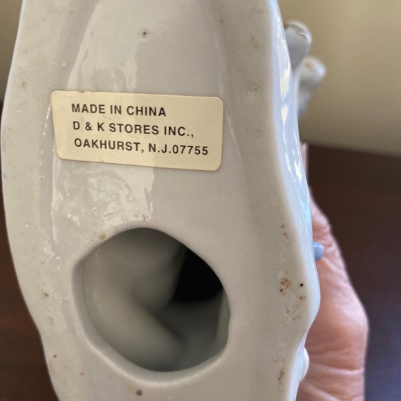 Vintage Unicorn with Flowers Porcelain Figurine - Picture 8 of 9